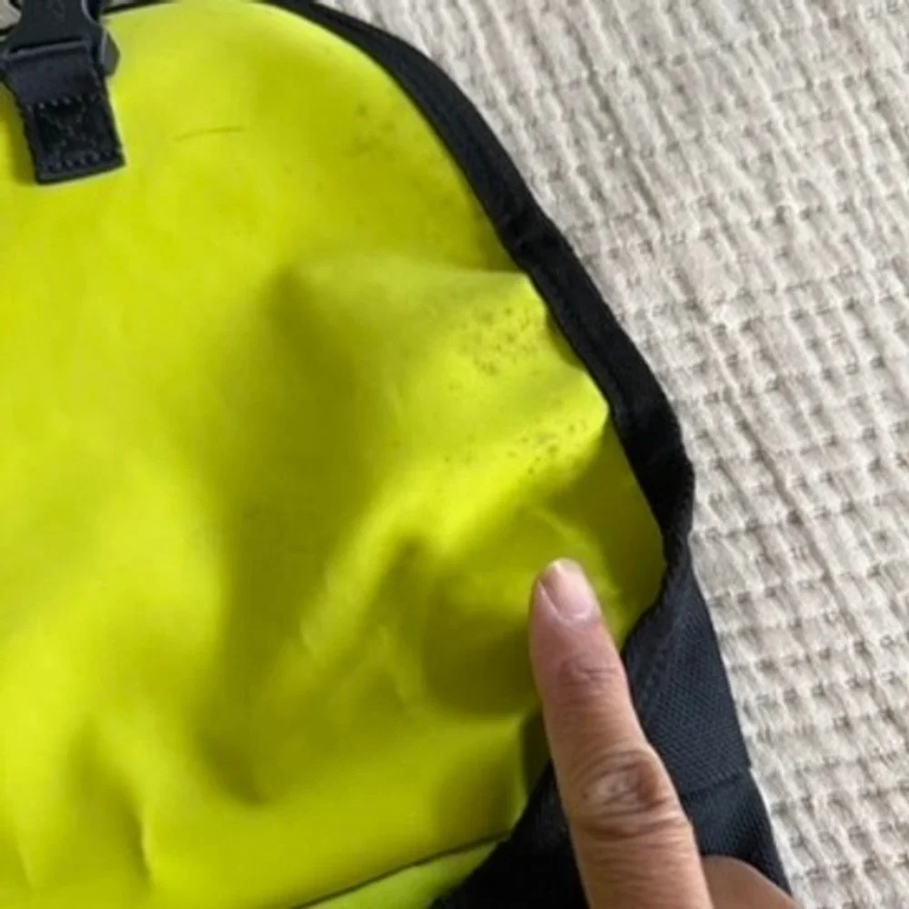 Timbuk2 Rogue Laptop Backpack Black Neon Green Commuter Travel Bag OS